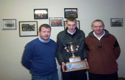 Brian O'Reilly with the Christ Ring Trophy